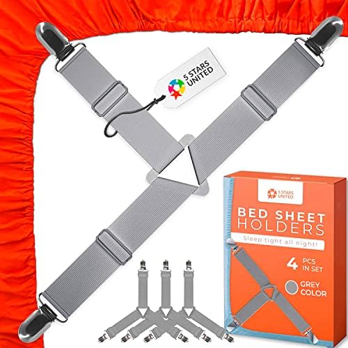 "Secure Bed Sheets with 5Star Elastic Fasteners" UTECHPIA