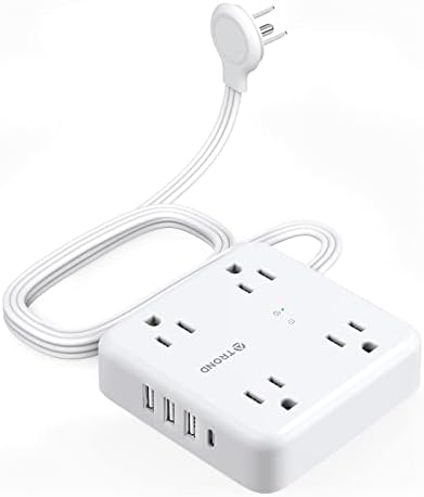 Power Up with TROND Flat Plug Power Strip! - UTECHPIA