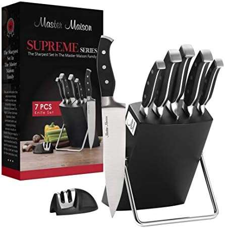 Premium Black Kitchen Knife Set: Master Your Culinary Skills! - UTECHPIA