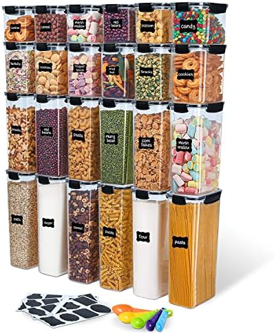 Organize & Store with ClearSpace Airtight Containers - 24 Pack BPA Free ...